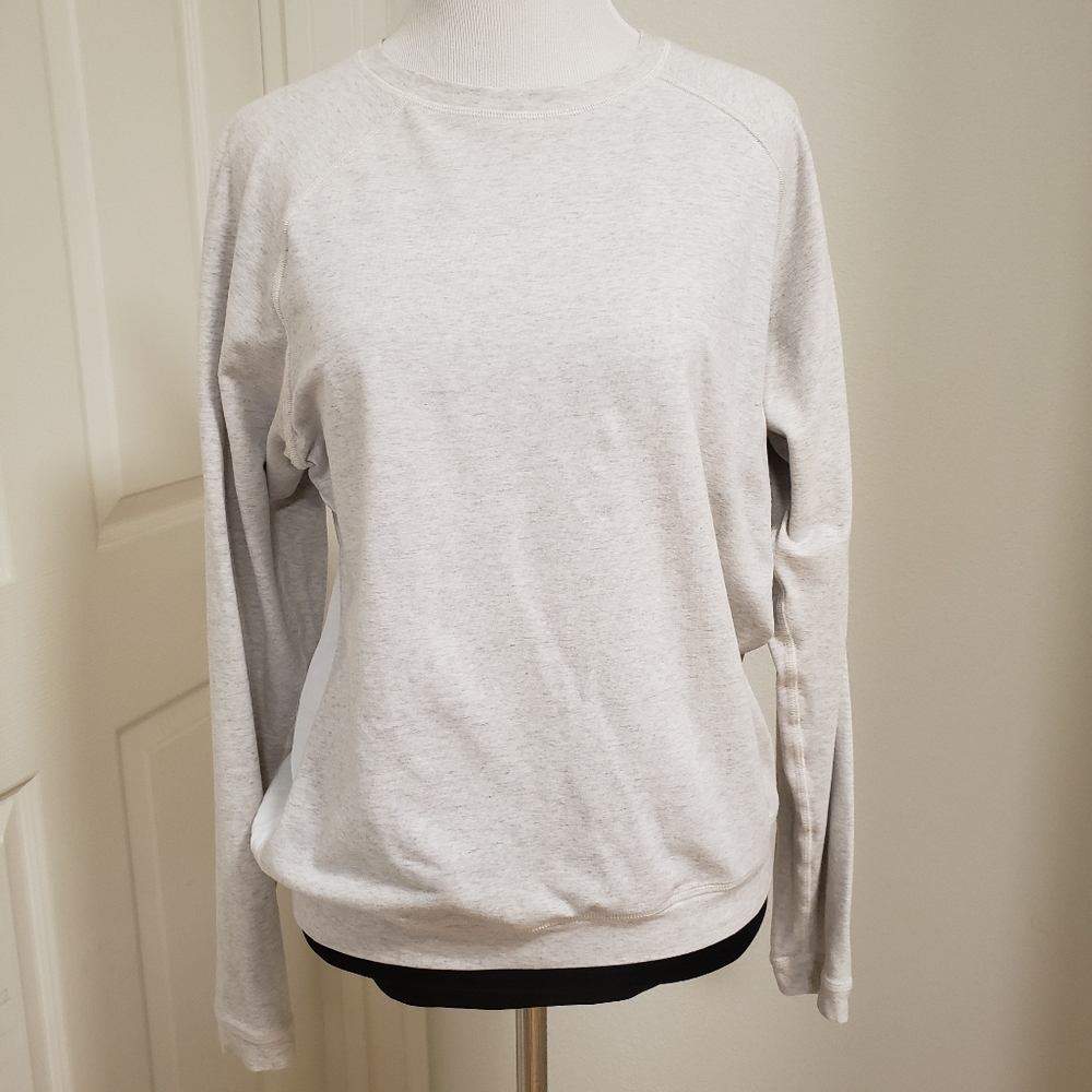 Lululemon Lab Pullover Crew Grey / Cream